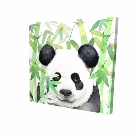 FONDO 32 x 32 in. Hidden Panda In Bamboo-Print on Canvas FO3331852
